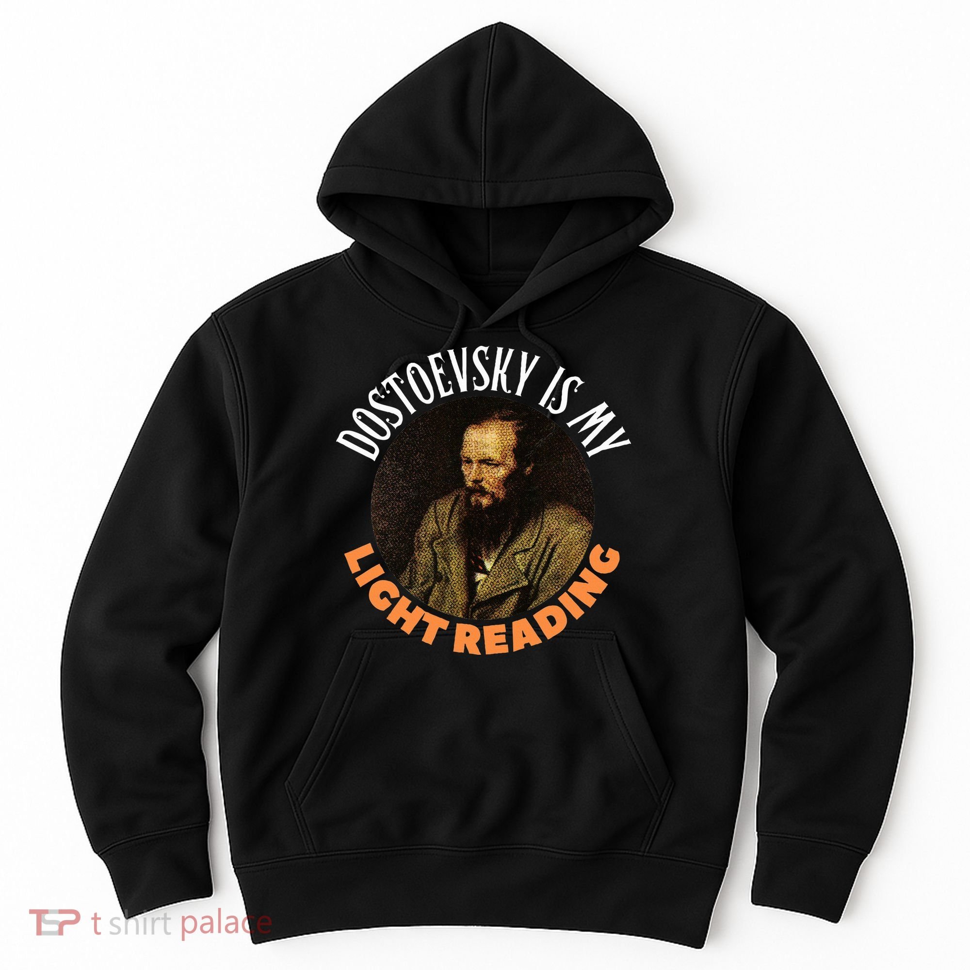 Fyodor Dostoevsky Literature Karamazov Light Reading Hoodie
