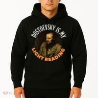 Fyodor Dostoevsky Literature Karamazov Light Reading Hoodie thumb 2