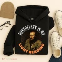 Fyodor Dostoevsky Literature Karamazov Light Reading Hoodie thumb 4
