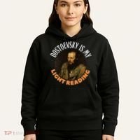 Fyodor Dostoevsky Literature Karamazov Light Reading Hoodie thumb 5