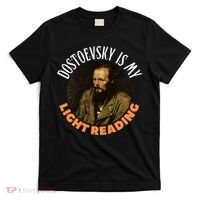 Fyodor Dostoevsky Literature Karamazov Light Reading T-Shirt thumb 0