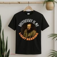 Fyodor Dostoevsky Literature Karamazov Light Reading T-Shirt thumb 2