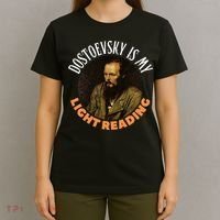 Fyodor Dostoevsky Literature Karamazov Light Reading T-Shirt thumb 4