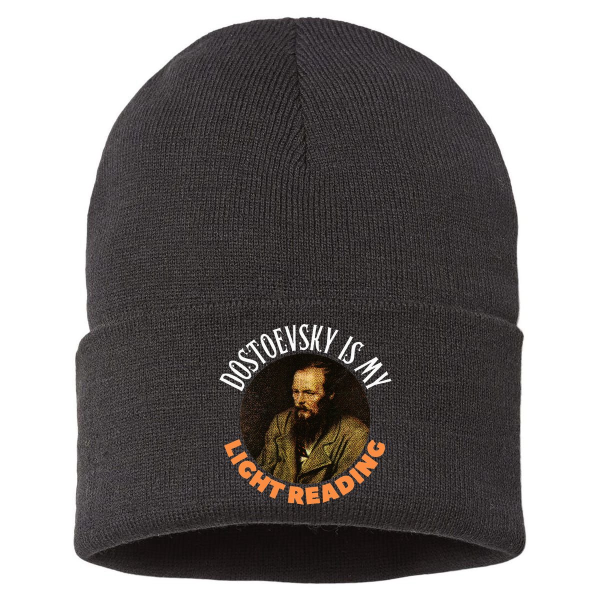 Fyodor Dostoevsky Literature Karamazov Light Reading Sustainable Knit Beanie