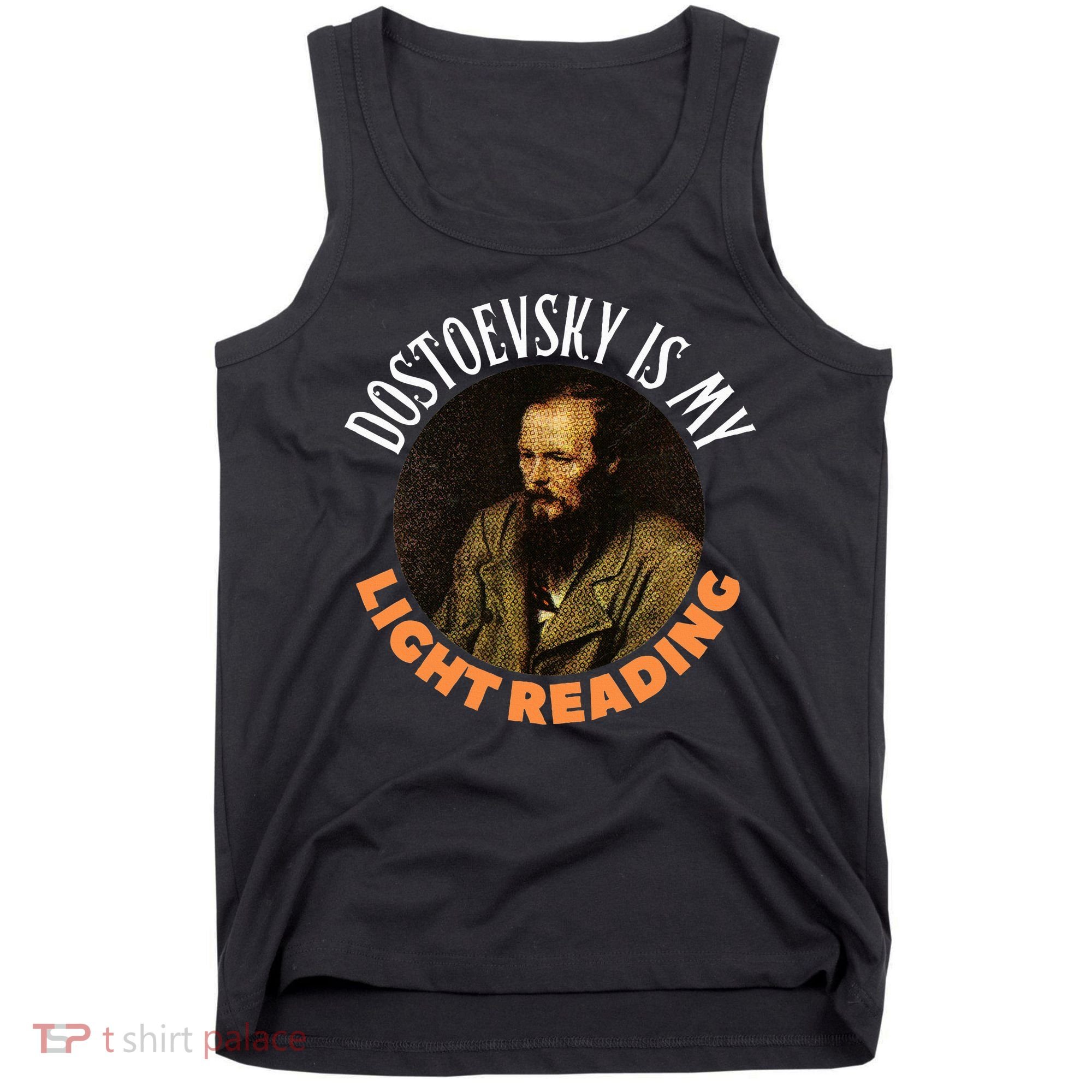 Fyodor Dostoevsky Literature Karamazov Light Reading Tank Top