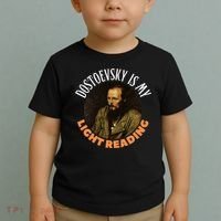 Fyodor Dostoevsky Literature Karamazov Light Reading Toddler T-Shirt thumb 2