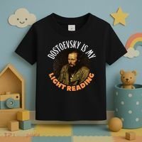 Fyodor Dostoevsky Literature Karamazov Light Reading Toddler T-Shirt thumb 3