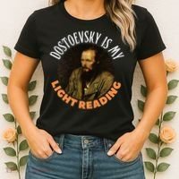 Fyodor Dostoevsky Literature Karamazov Light Reading Women's T-Shirt thumb 2