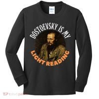 Fyodor Dostoevsky Literature Karamazov Light Reading Kids Long Sleeve Shirt thumb 0
