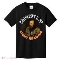 Fyodor Dostoevsky Literature Karamazov Light Reading Kids T-Shirt thumb 0