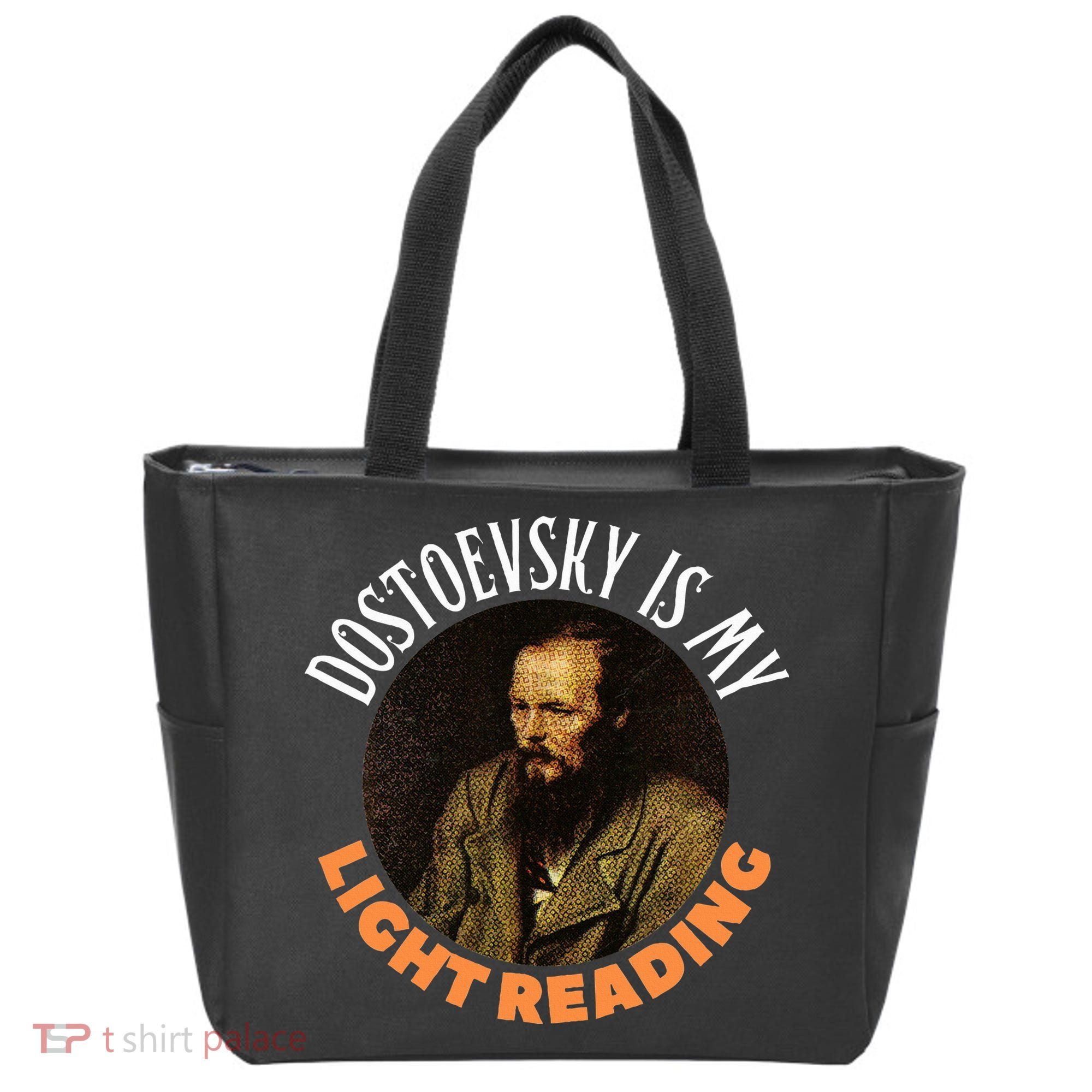 Fyodor Dostoevsky Literature Karamazov Light Reading Tote Bag