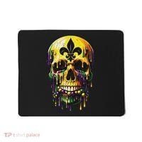 Fleur De Lis Mardi Gras Skulls Men Women Mousepad thumb 0