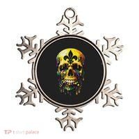 Fleur De Lis Mardi Gras Skulls Men Women Ornament thumb 0