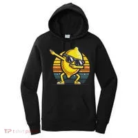 Funny Dab Lemon Dancing Dabbing Retro Fruit Women's Hoodie thumb 0