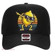 Funny Dab Lemon Dancing Dabbing Retro Fruit Hat thumb 0