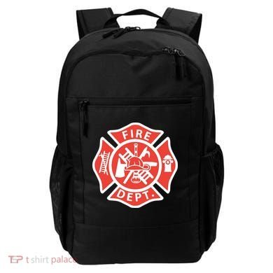 Fire Department Logo Uniform Fireman Symbol Firefighter Gear Backpack
