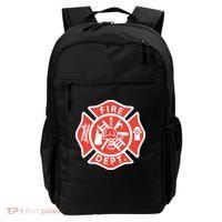 Fire Department Logo Uniform Fireman Symbol Firefighter Gear Backpack thumb 0