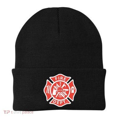 Fire Department Logo Uniform Fireman Symbol Firefighter Gear Beanie