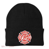 Fire Department Logo Uniform Fireman Symbol Firefighter Gear Beanie thumb 0