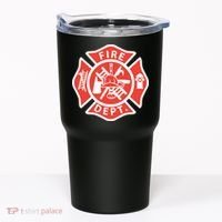 Fire Department Logo Uniform Fireman Symbol Firefighter Gear Tumbler thumb 0