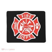 Fire Department Logo Uniform Fireman Symbol Firefighter Gear Mousepad thumb 0