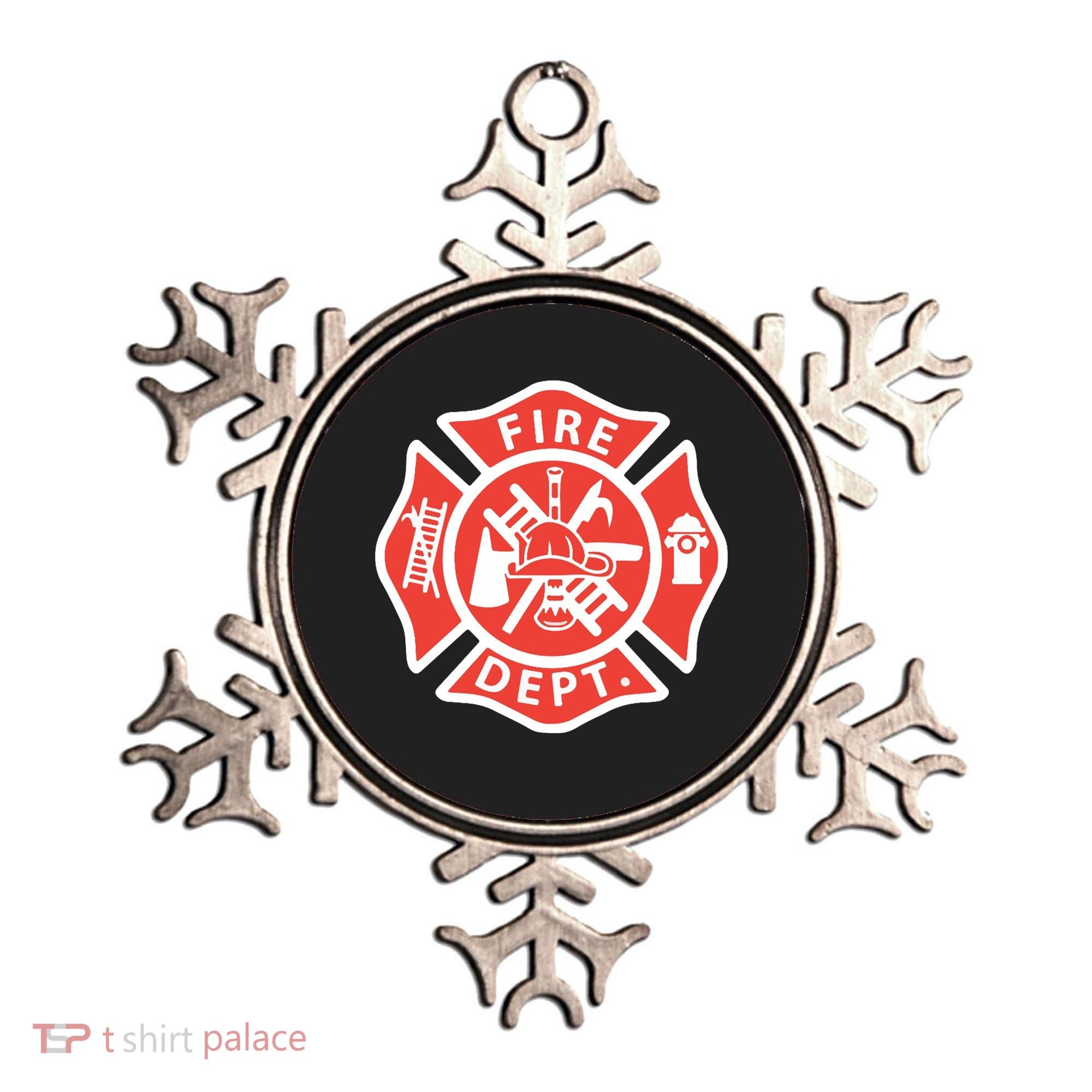 Fire Department Logo Uniform Fireman Symbol Firefighter Gear Ornament
