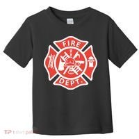 Fire Department Logo Uniform Fireman Symbol Firefighter Gear Toddler T-Shirt thumb 0