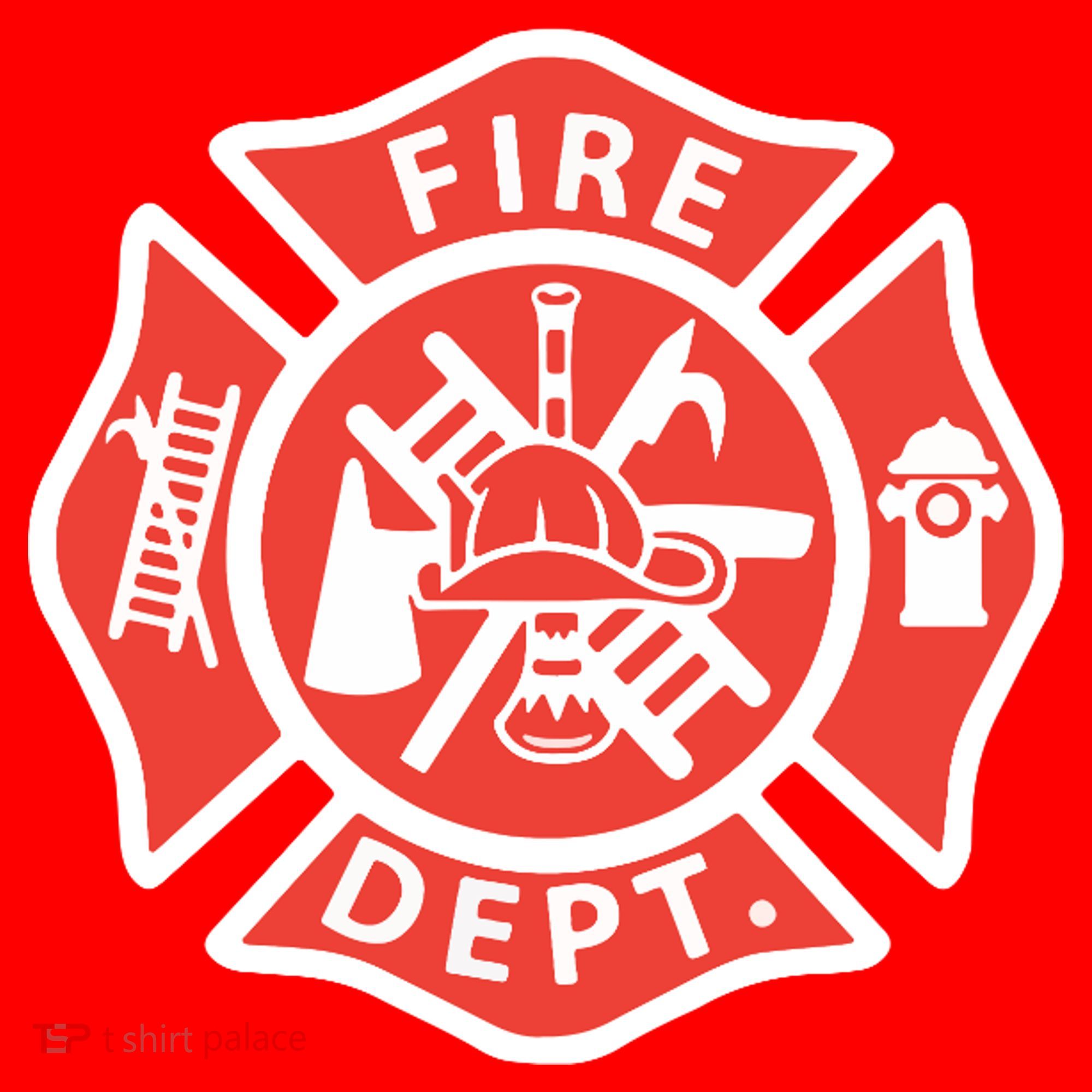 Fire Department Logo Uniform Fireman Symbol Firefighter Gear Santa Hat