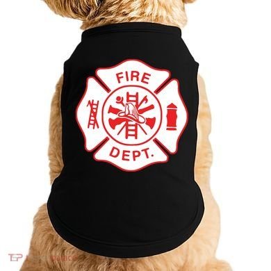 Fire Department Logo Uniform Fireman Symbol Firefighter Gear Doggie Tank
