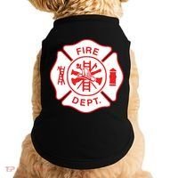 Fire Department Logo Uniform Fireman Symbol Firefighter Gear Doggie Tank thumb 0