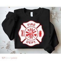 Fire Department Logo Uniform Fireman Symbol Firefighter Gear Sweatshirt thumb 2