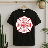 Fire Department Logo Uniform Fireman Symbol Firefighter Gear T-Shirt thumb 2