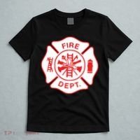 Fire Department Logo Uniform Fireman Symbol Firefighter Gear T-Shirt thumb 5