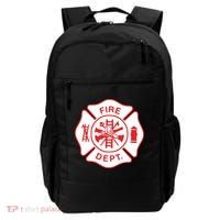 Fire Department Logo Uniform Fireman Symbol Firefighter Gear Backpack thumb 0