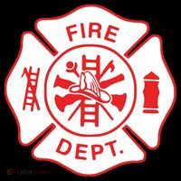 Fire Department Logo Uniform Fireman Symbol Firefighter Gear Women's Hoodie thumb 2