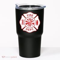 Fire Department Logo Uniform Fireman Symbol Firefighter Gear Tumbler thumb 0