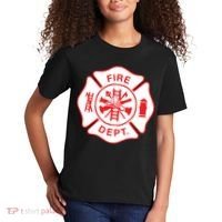 Fire Department Logo Uniform Fireman Symbol Firefighter Gear Kids T-Shirt thumb 2