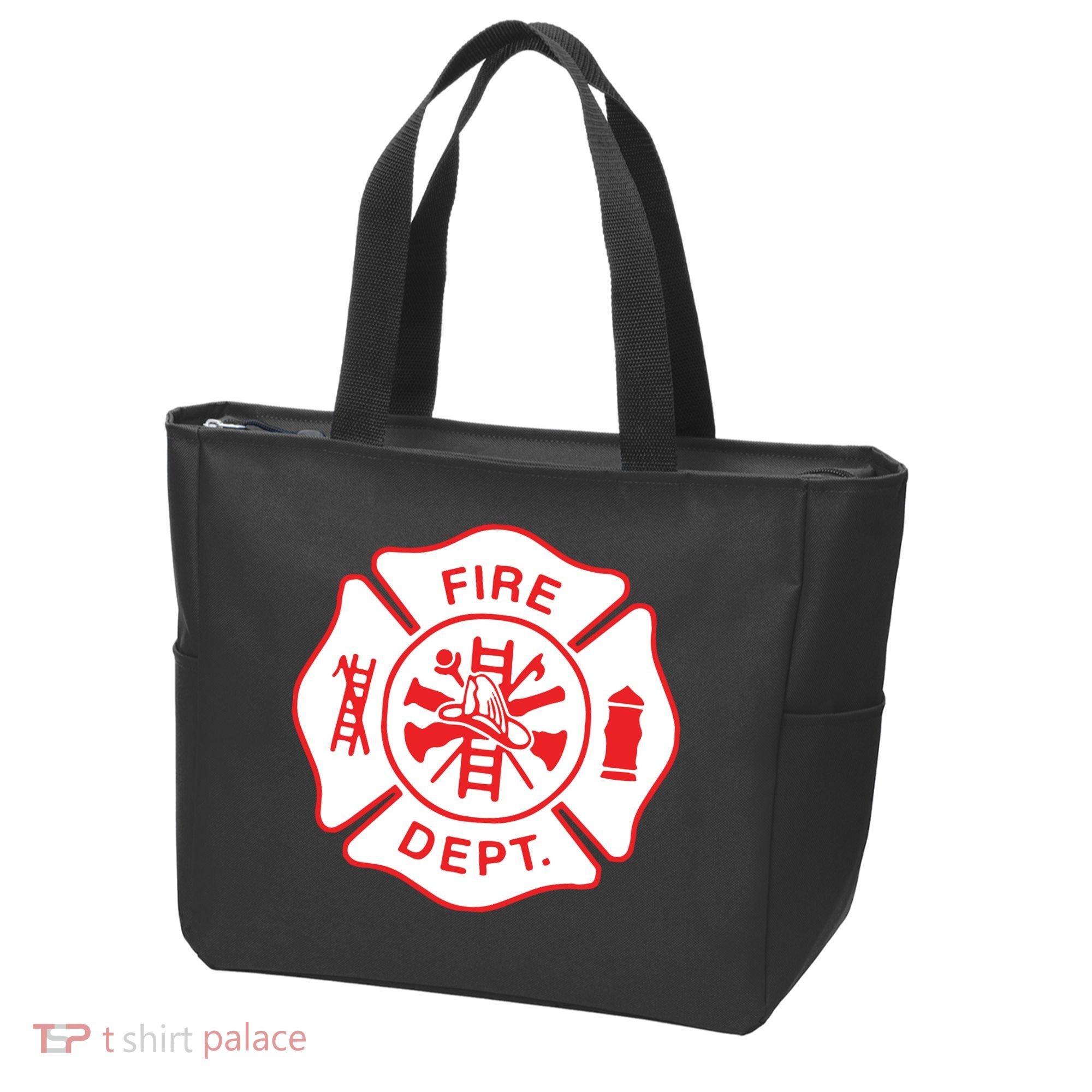 Fire Department Logo Uniform Fireman Symbol Firefighter Gear Tote Bag