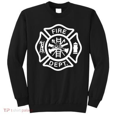 Fire Department Logo Uniform Fireman Symbol Firefighter Gear Sweatshirt