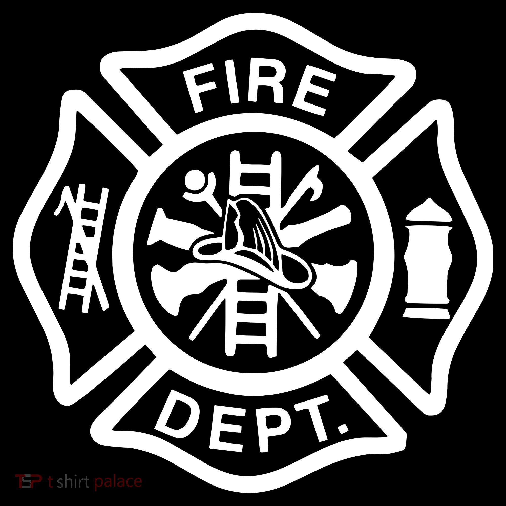 Fire Department Logo Uniform Fireman Symbol Firefighter Gear Sweatshirt