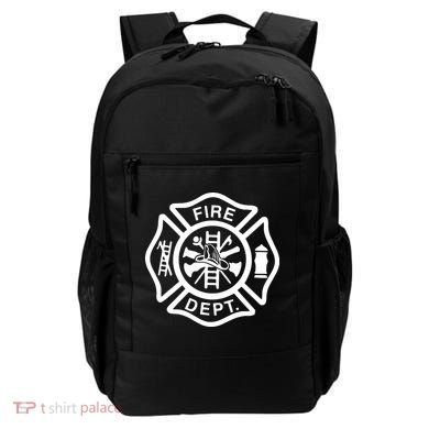 Fire Department Logo Uniform Fireman Symbol Firefighter Gear Backpack