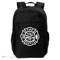 Fire Department Logo Uniform Fireman Symbol Firefighter Gear Backpack thumb 0