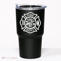 Fire Department Logo Uniform Fireman Symbol Firefighter Gear Tumbler thumb 0