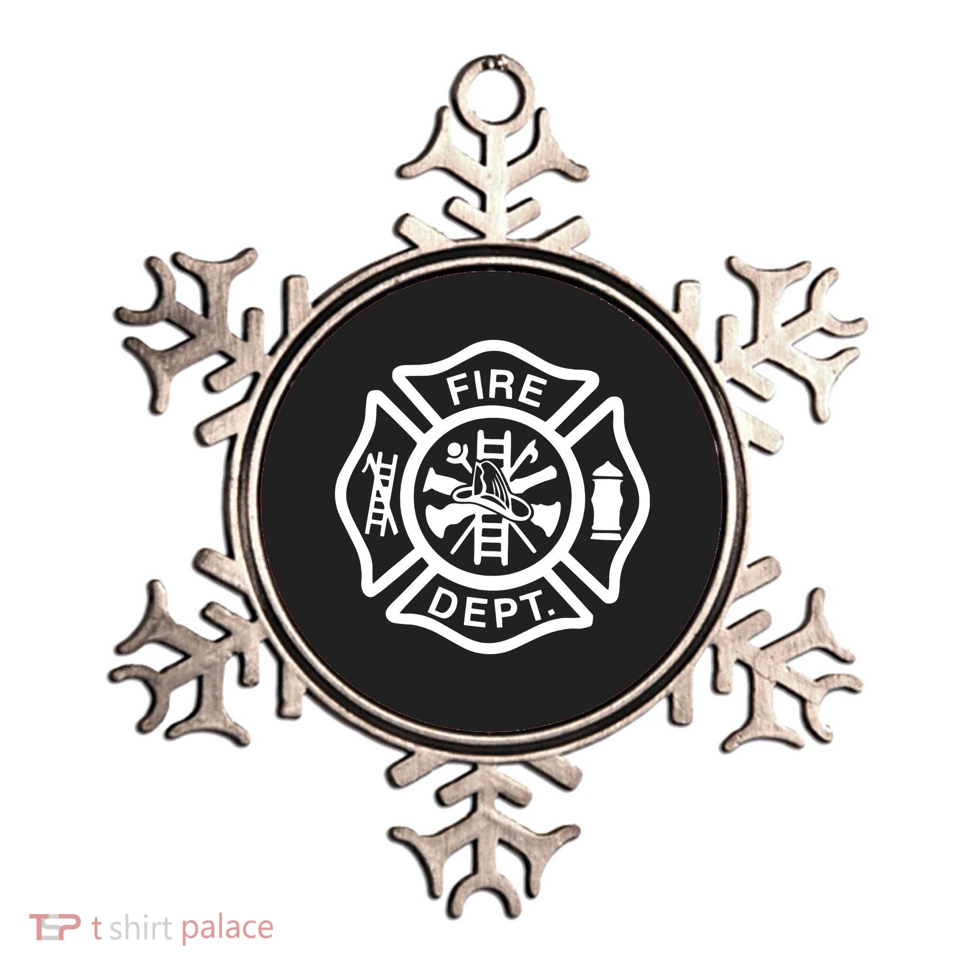 Fire Department Logo Uniform Fireman Symbol Firefighter Gear Ornament