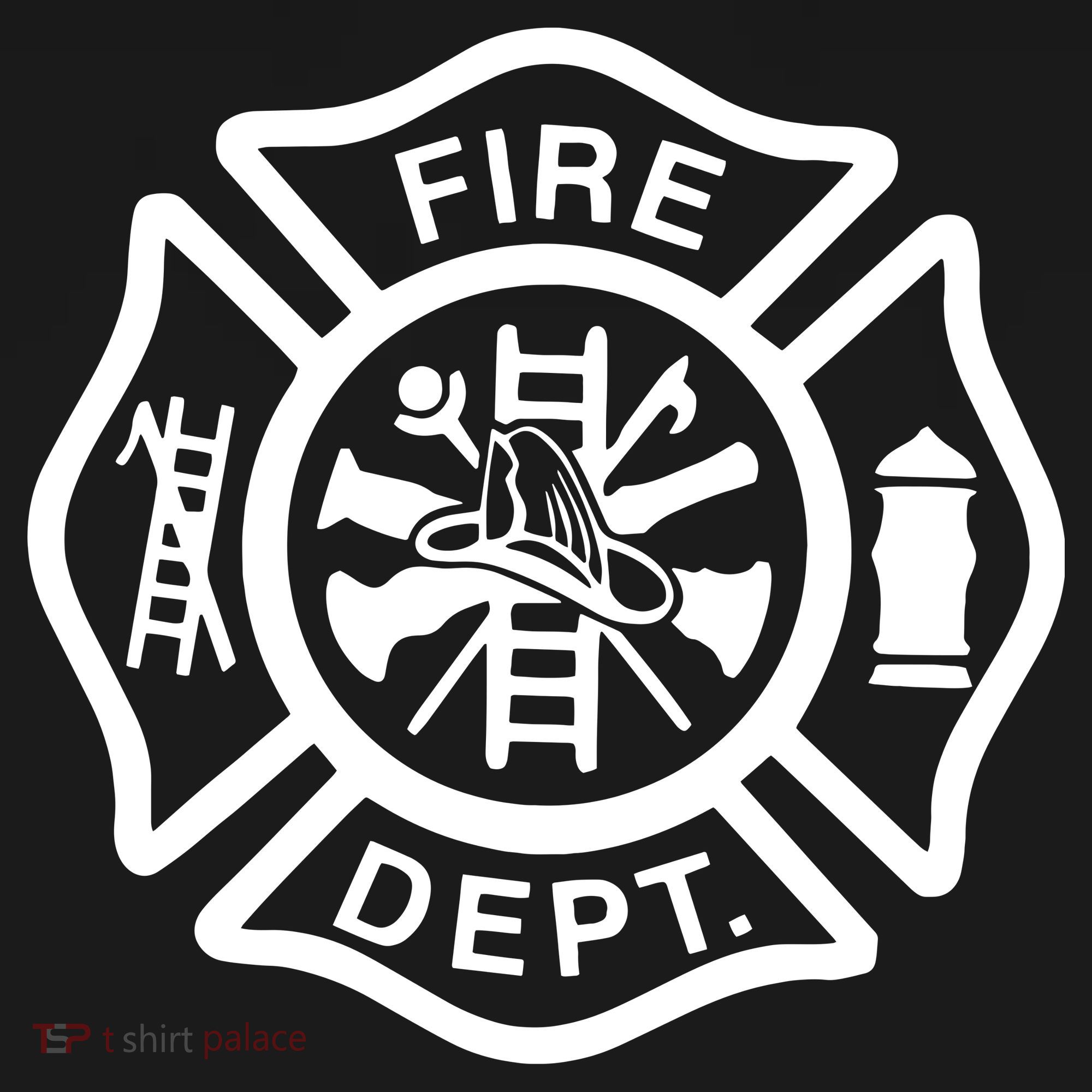 Fire Department Logo Uniform Fireman Symbol Firefighter Gear Kids Sweatshirt