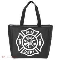 Fire Department Logo Uniform Fireman Symbol Firefighter Gear Tote Bag thumb 0