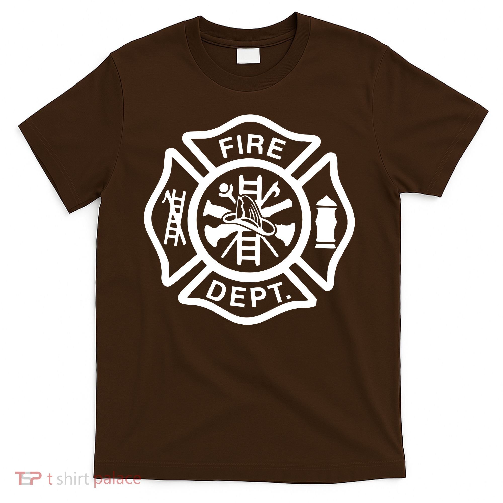 Fire Department Logo Uniform Fireman Symbol Firefighter Gear T-Shirt