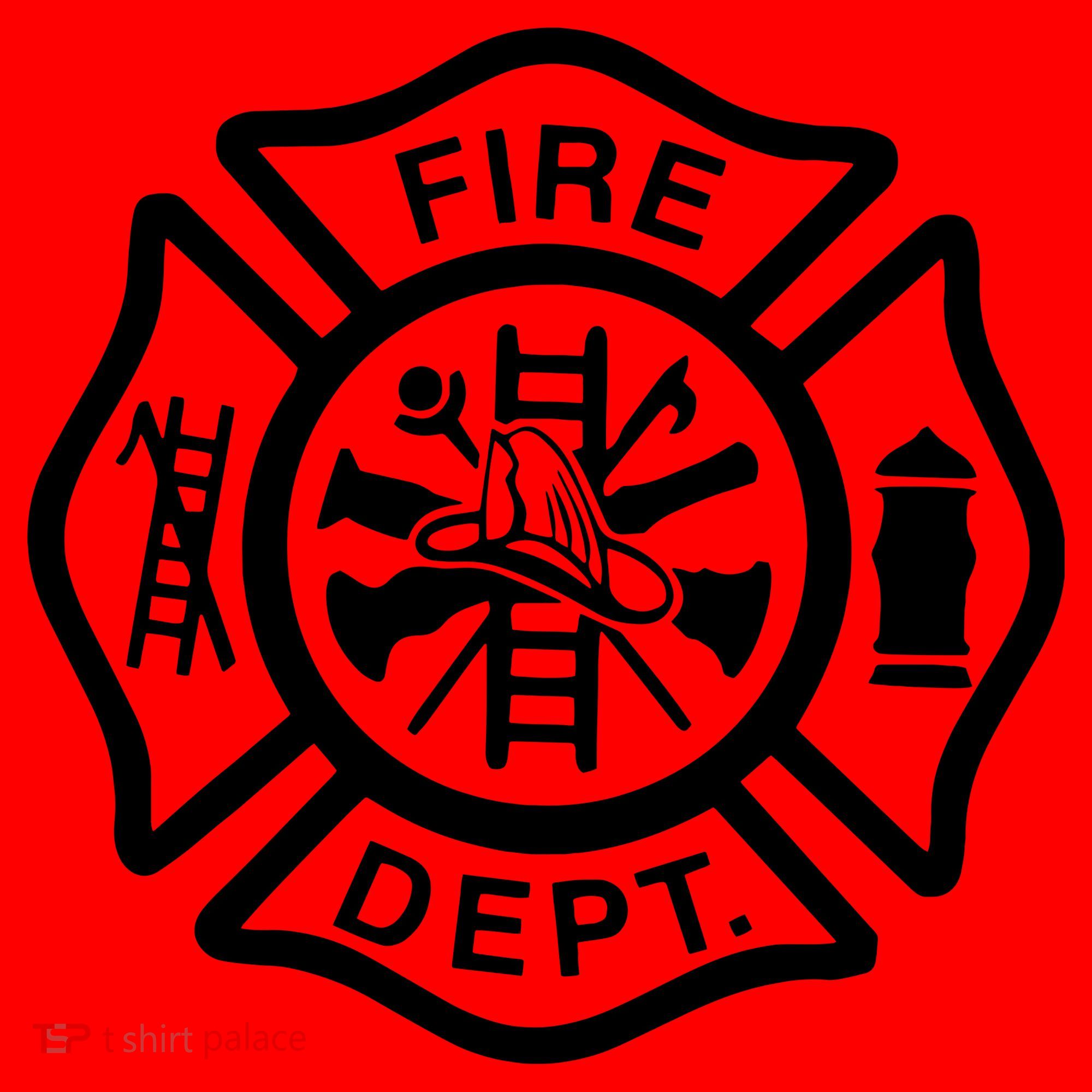 Fire Department Logo Uniform Fireman Symbol Firefighter Gear Santa Hat
