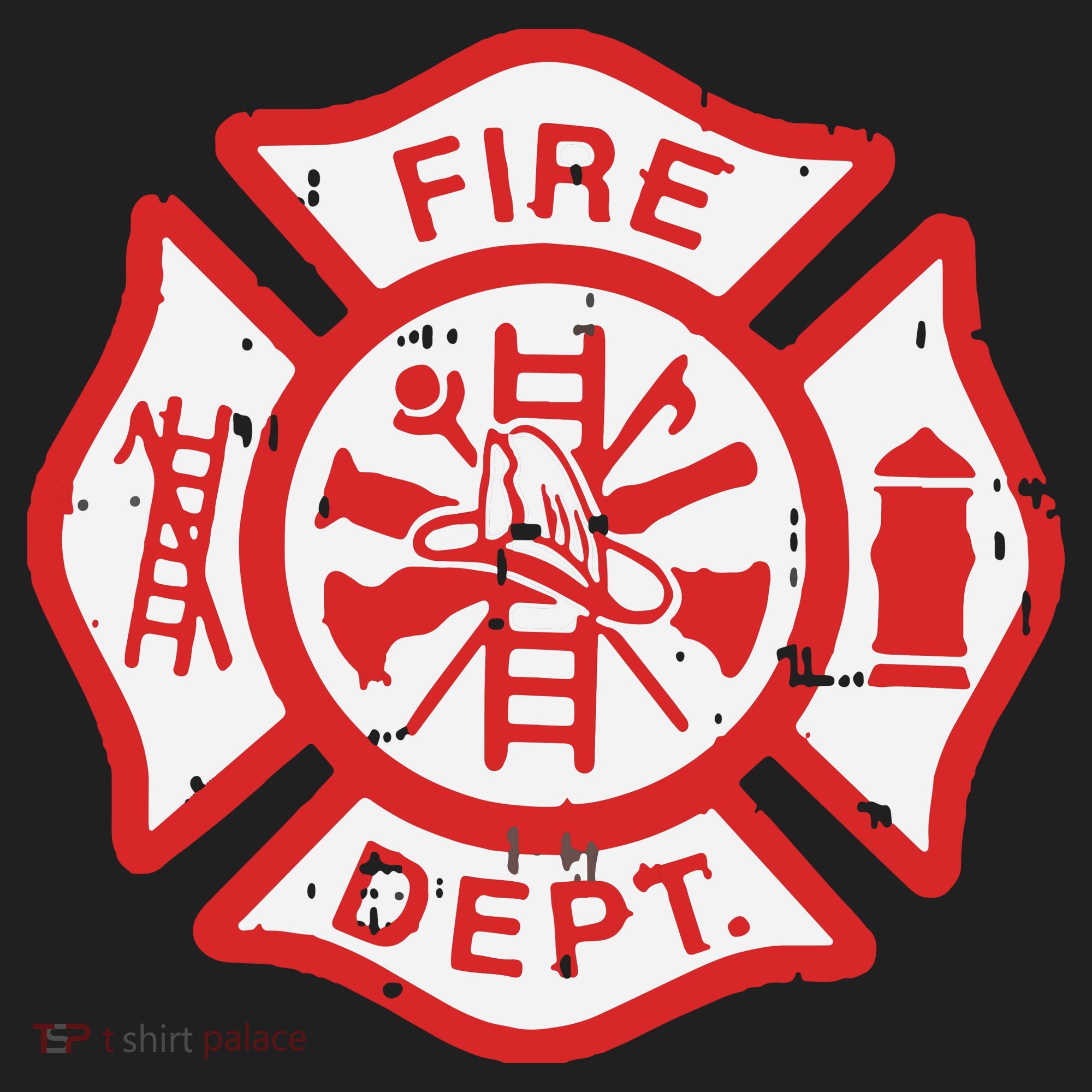 Fire Dept Logo Hero Halloween Firefighter Fireman Gift Women's Sweatshirt