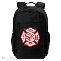 Fire Dept Logo Hero Halloween Firefighter Fireman Gift Backpack thumb 0